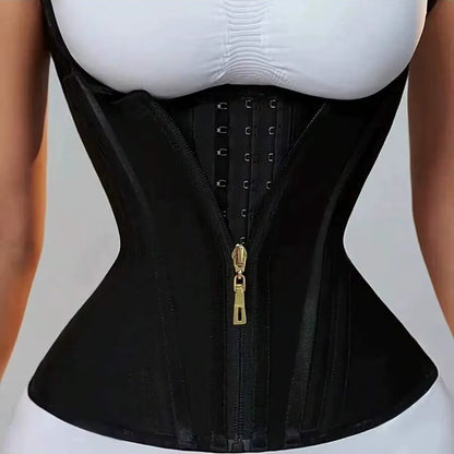 Sports Shapewear Waist Trainer Vest Zipper Correct Posture Slimming Abdomen Control Chest Support Training Top Polyester